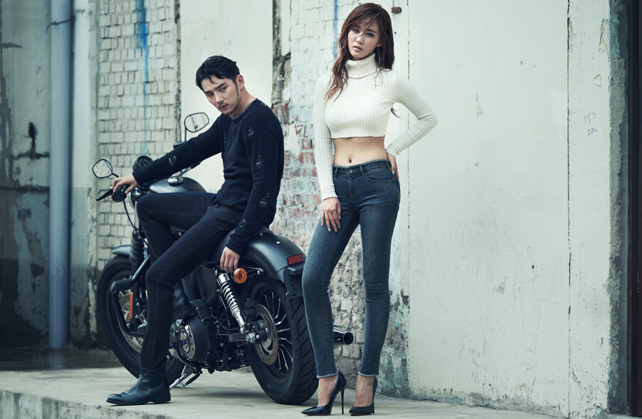 [OTHER][25-08-2016]Yuri trở thành người mẫu mới cho Dòng Jeans - "블라키/BLACKEY" 2161E25057C9404235BED1